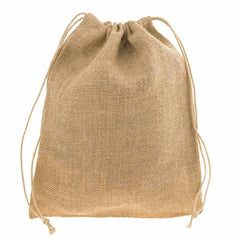 Burlap Favor Bags with Drawstring, 12-Piece
