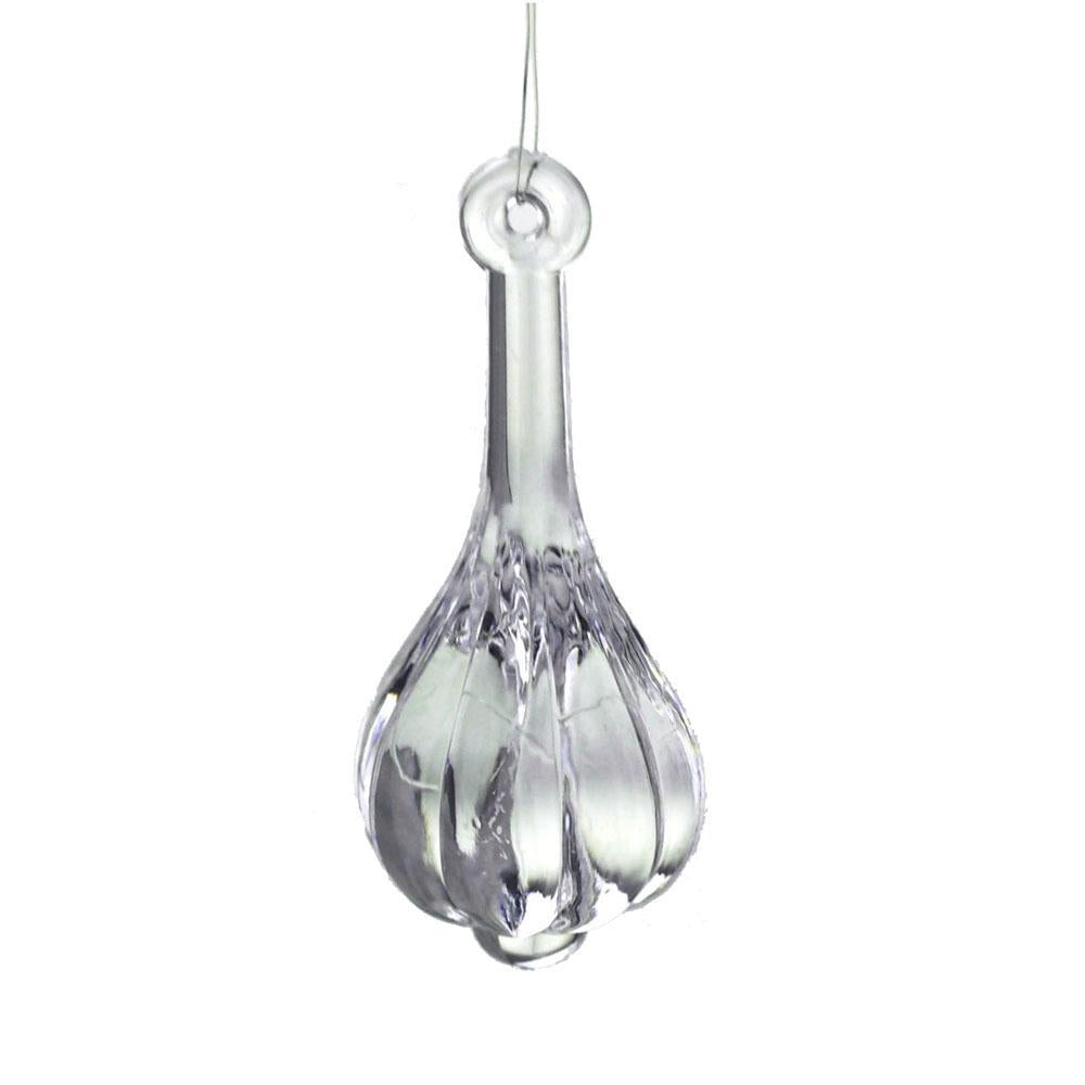 Chandelier Hanging Crystals, Balloon, Clear, 2-1/2-Inch, 18-Piece