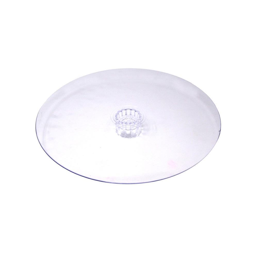 Round Acrylic Plate Cake Stand, Clear, 10-Inch