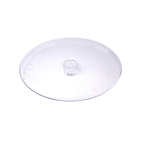 Round Acrylic Plate Cake Stand, Clear, 10-Inch