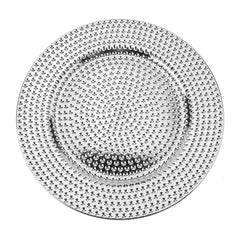 Hammer Textured Plastic Charger Plate, 13-Inch, 1-Count