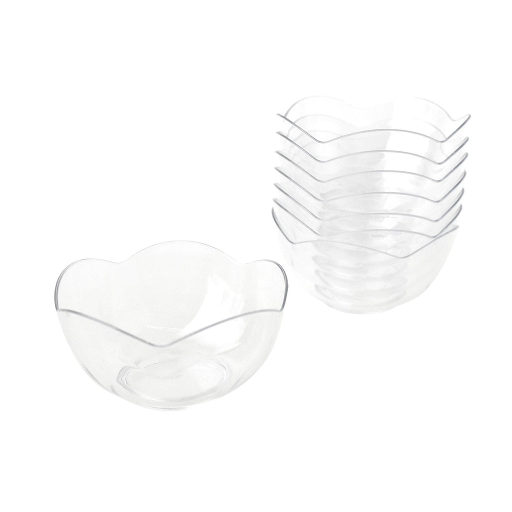 Mini Scalloped Edge Dessert Bowl, 3-1/2-Inch, 10-Count