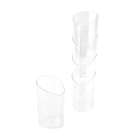 Mini Contemporary Cylinder Dessert Container, 1-3/4-Inch, 10-Count