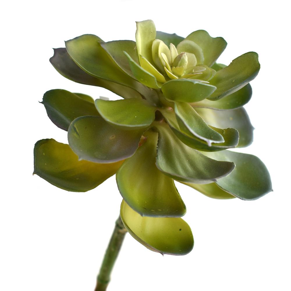 Artificial Echeveria Desert Rose Succulent Pick, Green, 8-Inch