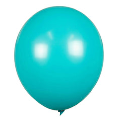 Premium Solid Color Latex Balloons, 12-inch, 144-count, Turquoise
