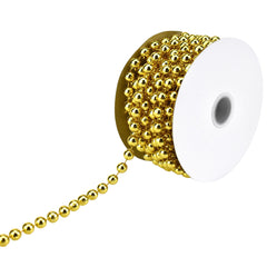 Plastic Pearls Beads String Garland, 8mm, 5/16-inch, 8-yard