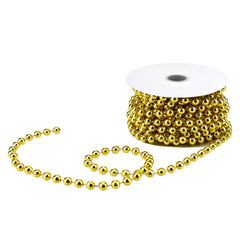 Plastic Pearls Beads String Garland, 8mm, 5/16-inch, 8-yard