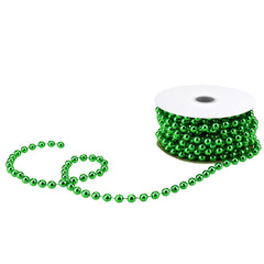 Plastic Pearls Beads String Garland, 8mm, 5/16-inch, 8-yard