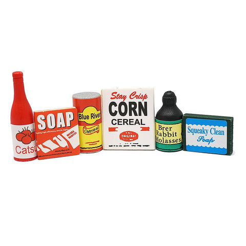 Miniature Essential Grocery Assortment, 6-Piece