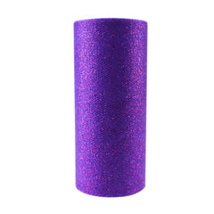 Sparkling Glitter Tulle Fabric Roll, 25-Yard x 6-Inch