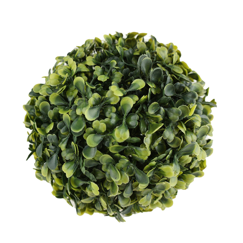 Artificial Plant Topiary Ball Boxwood Ball Wedding Decor, Green, 6-Inch