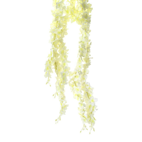 Artificial Wisteria Hanging Flowers Spray, 43-1/2-Inch