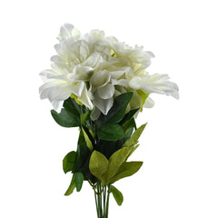 Artificial Dahlia Flowers Spray, 19-Inch