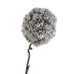 Tall Foam Allium Flower with Twist-able Stem, 34-Inch