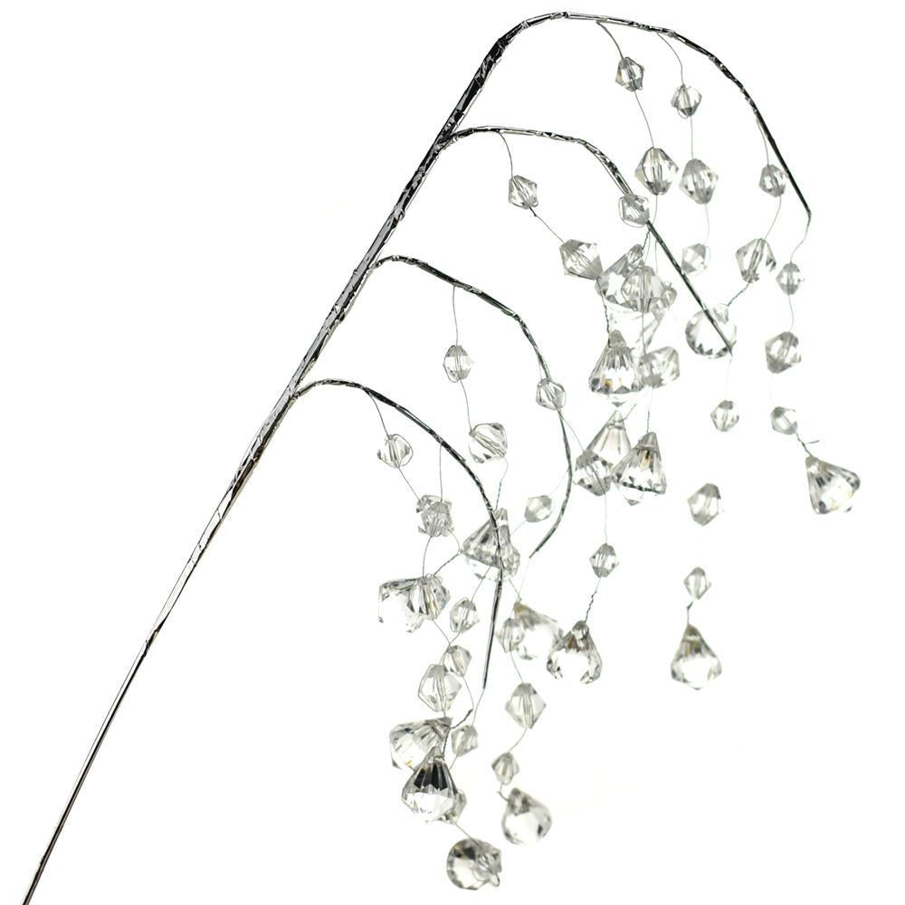 Hanging Acrylic Diamond Flexible Spray, Clear, 26-Inch