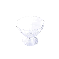 Translucent Scalloped Edge Dessert Bowl, 3-1/2-Inch