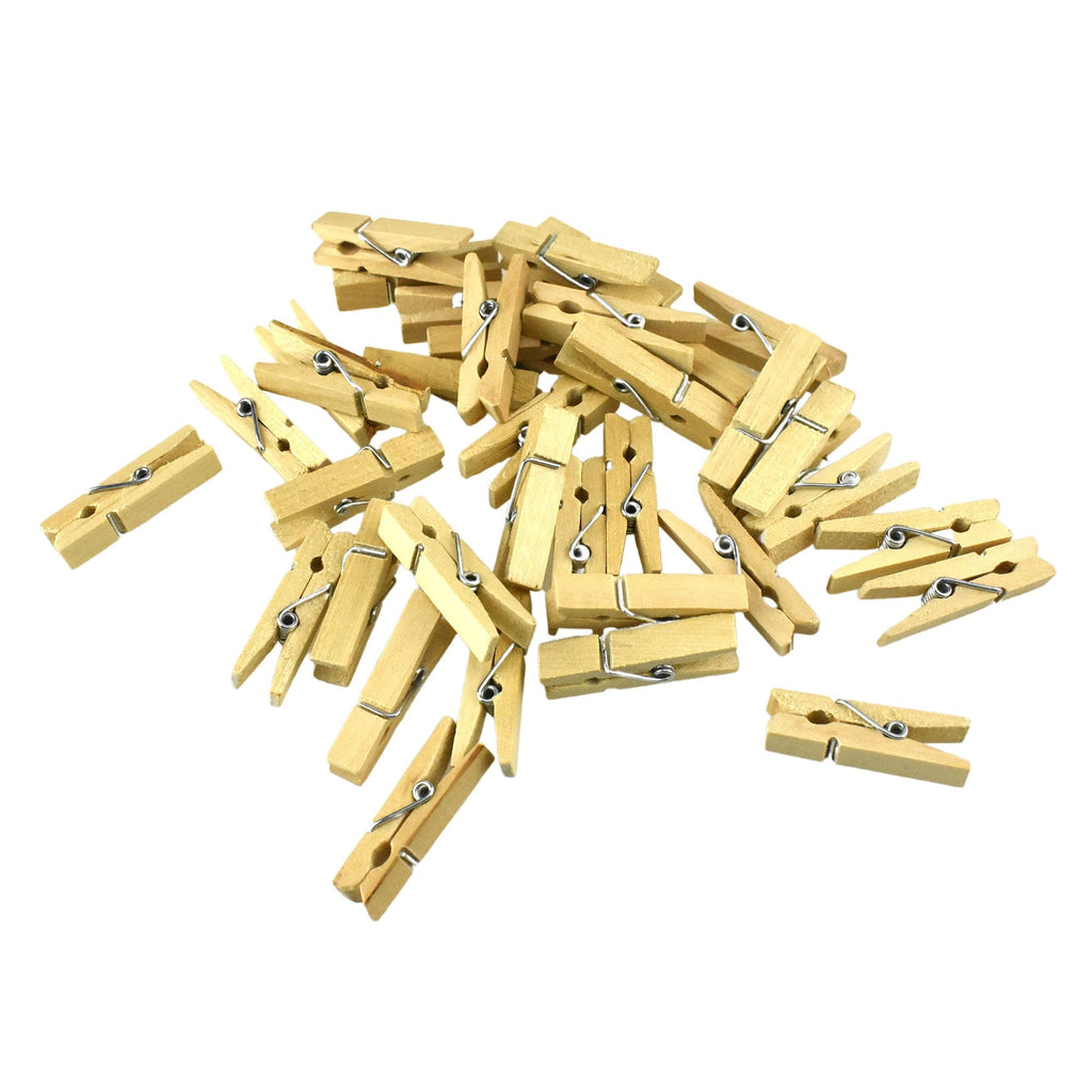 Wooden Crafting Clothespins, 1-1/2-Inch, 48-Count - Natural