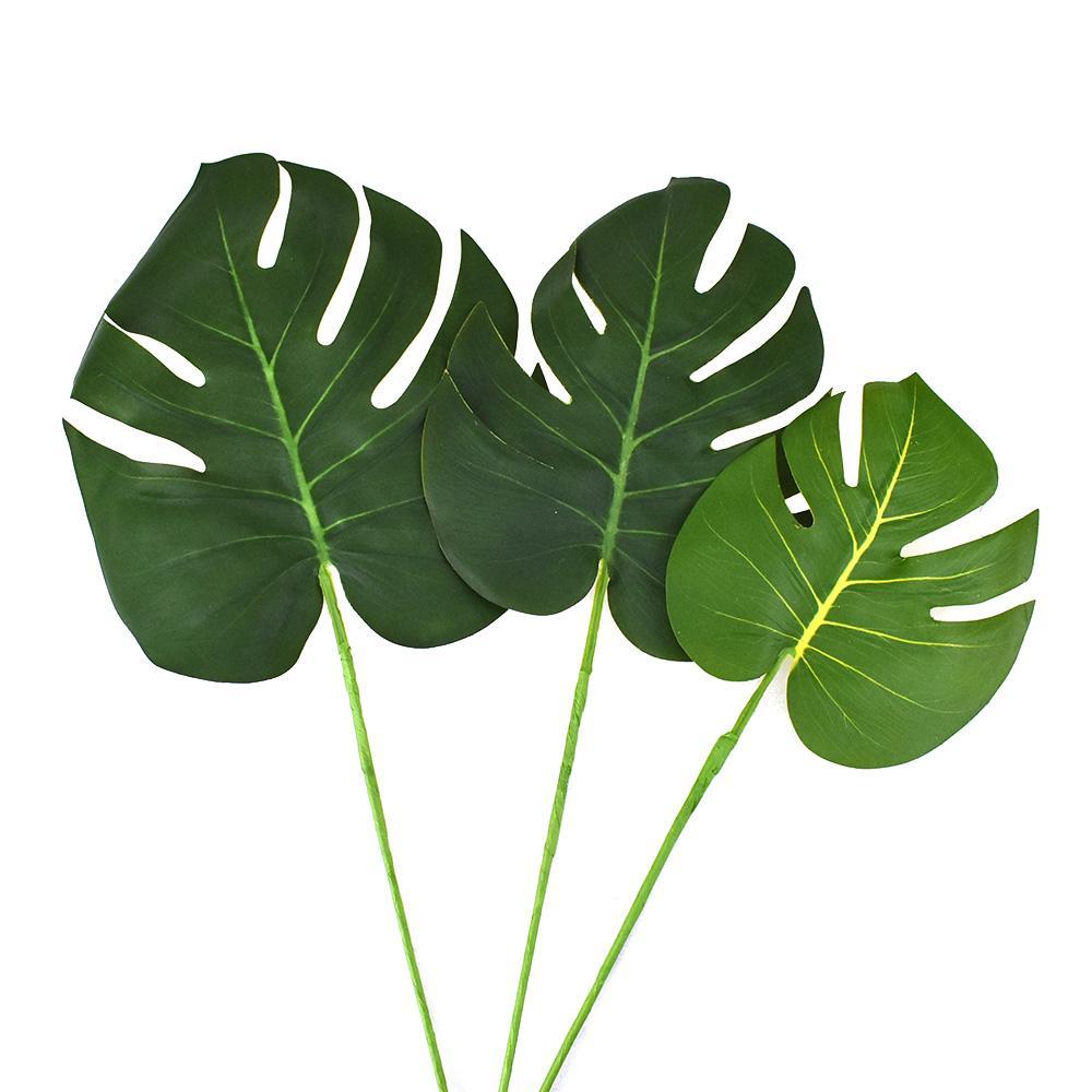 Artificial Monstera Leaf Bundle, 17-Inch, 6-Piece