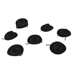 Miniature Cowboy Hat, 3-Inch, 12-Count