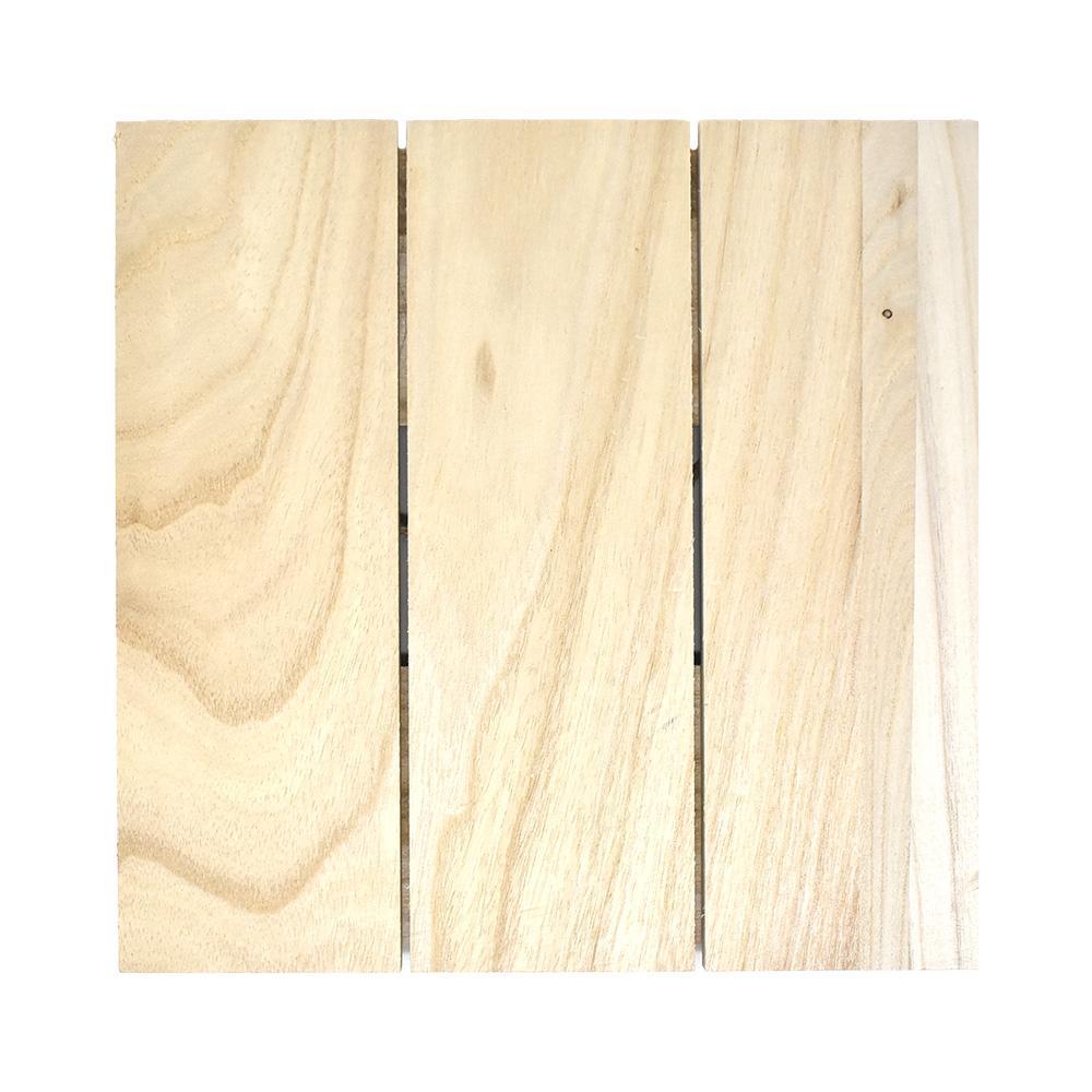 DIY Wood Square Pallet Wall Decor, Natural, 10-1/4-Inch