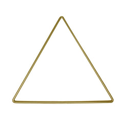 Metal Triangle Macrame Ring, Gold/Silver, 11-1/2-Inch, 2-Piece