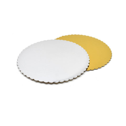 Round Scalloped Cake Circles, 10-Inch, 6-Piece