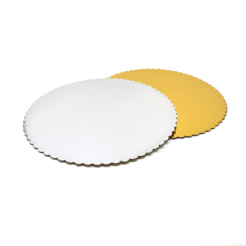 Round Scalloped Cake Circles, 12-Inch, 6-Piece