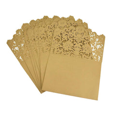 Flourished Accent Invitation Cards, 7-1/4-Inch, 8-Piece