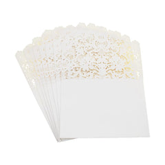 Flourished Accent Invitation Cards, 7-1/4-Inch, 8-Piece