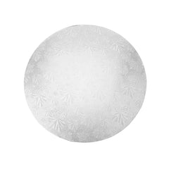 Metallic Round Textured Cake Board Circles, 10-Inch, 5-Count