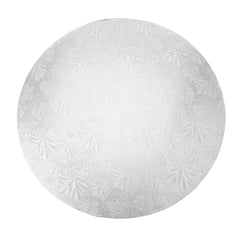 Metallic Round Textured Cake Board Circles, 16-Inch, 5-Count