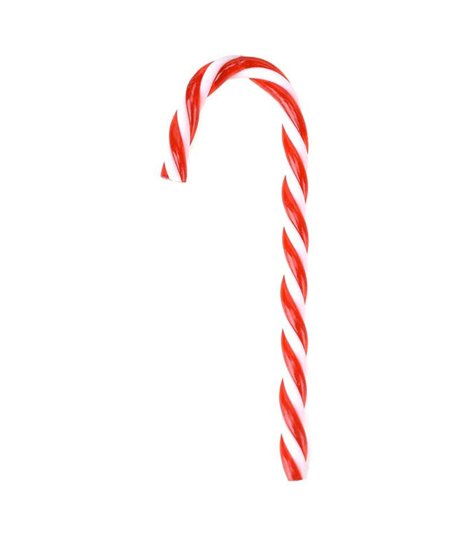 Candy Cane Christmas Ornaments, Red/White, 4-1/2-Inch, 6-Count