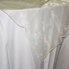 Organza Table Cover Overlay, 80-inch