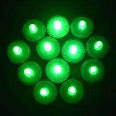 LED Submersible Base Lights, 1-1/2-Inch, 12-Count