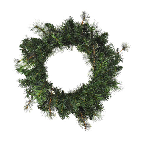 Artificial Cashmere Hardneedle Wreath, 15-Inch