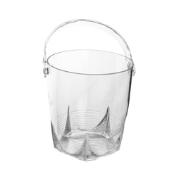 Acrylic Ice Bucket with Tongs, 6-1/4-Inch - Clear