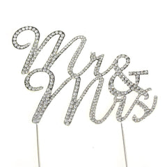 Metal Rhinestone Celebration Cake Toppers