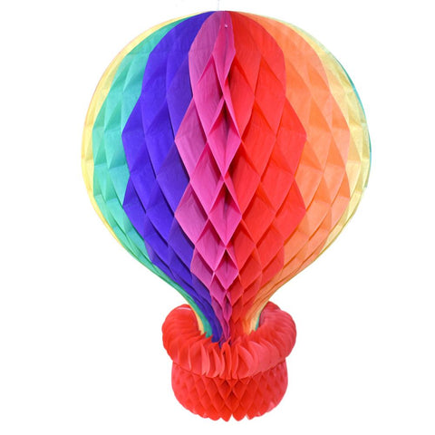 Rainbow Paper Honeycomb Balloon, 22-1/4-Inch