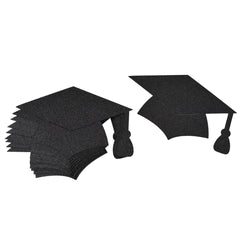 Graduation Cap EVA Foam Decorations, 8-1/2-inch, 10-count