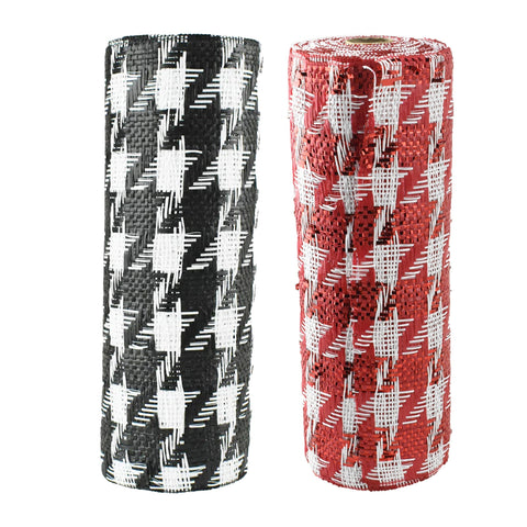 Houndstooth Fabric Mesh, 10-Inch x 10-Yard