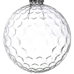 Fillable Glass Disco Ball Christmas Ornament, 3-1/4-Inch