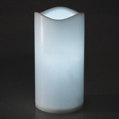 Flameless Plastic Candle LED Light, White