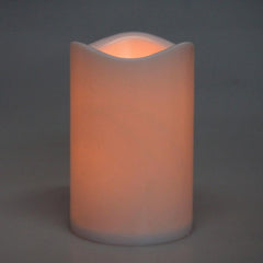 Flameless Plastic Candle LED Light, Ivory