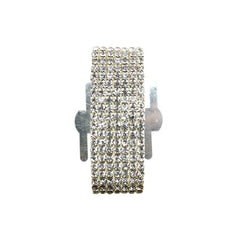 Corsage Wristlet with Rhinestone Band, 1-Inch