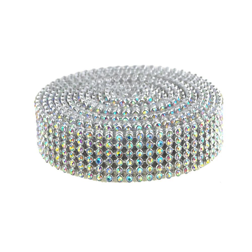Rhinestone Ribbon Craft Trim, 2 Yards