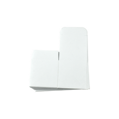 Foldable Paper Gift Box, 2-1/4-Inch, 12 Count - White
