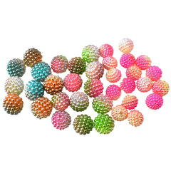 Plastic Rainbow Globe Micro-Beads, Assorted Sizes, 36-Piece