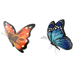 Butterfly 3D Wall Stickers, 4-7/8-Inch, 6-Piece