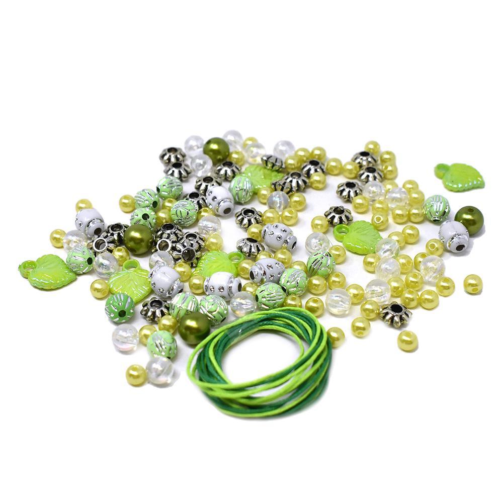 Luxe Bead Kit with Cording, Green