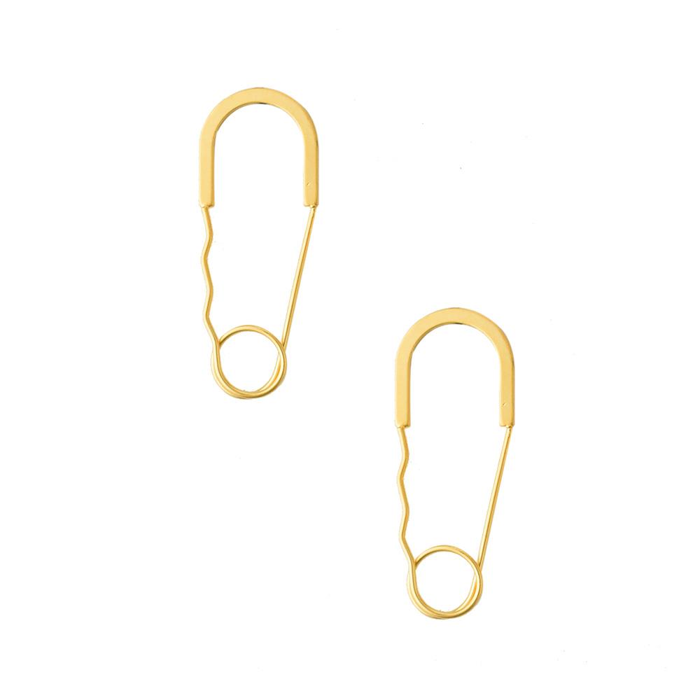 Paper Clip Drop Earrings, 1-1/4-Inch
